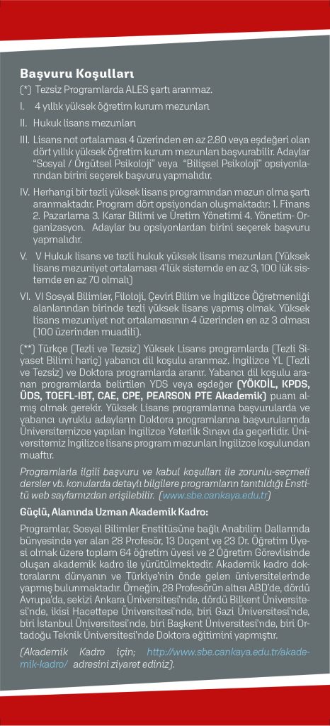 sosyal bilimler enstitüsü broşür TR.indd